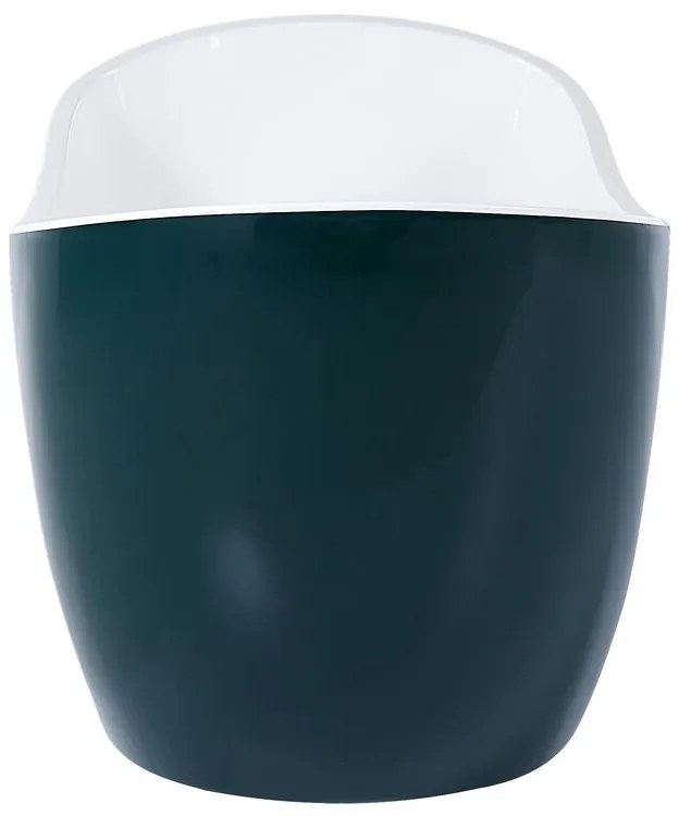 Banheira autónoma em acrílico verde 170 x 77 cm ANTIGUA Beliani