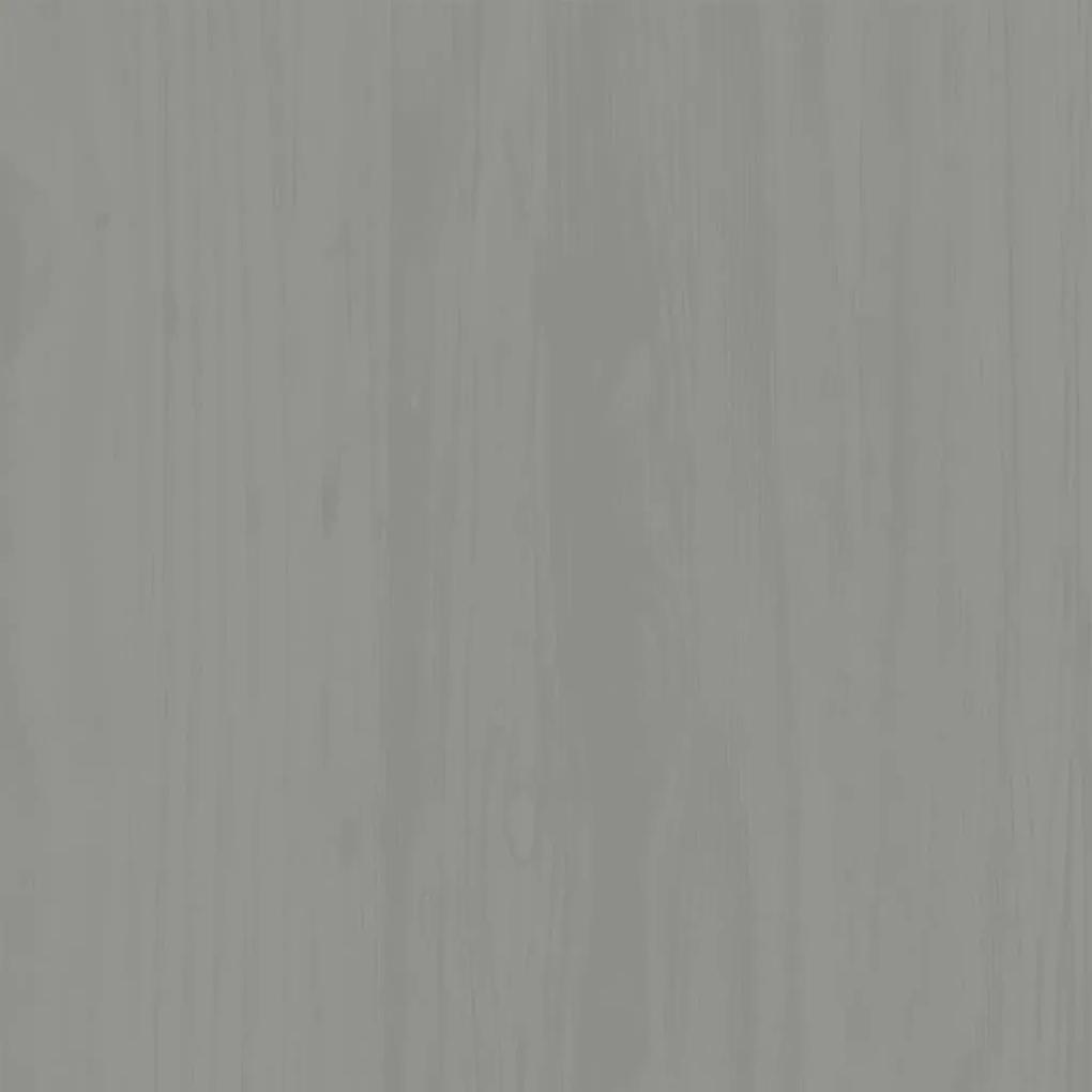 Aparador Salamanca com 2 Gavetas em Madeira Maciça de 78 cm - Cinzento