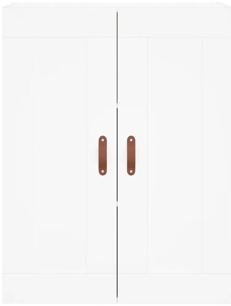 Móveis de parede 2 pcs derivados de madeira branco