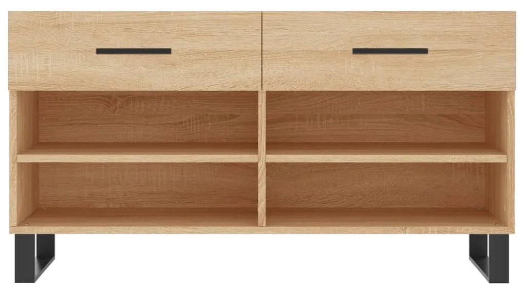 Banco sapateira 102x35x55 cm deriv. madeira carvalho sonoma