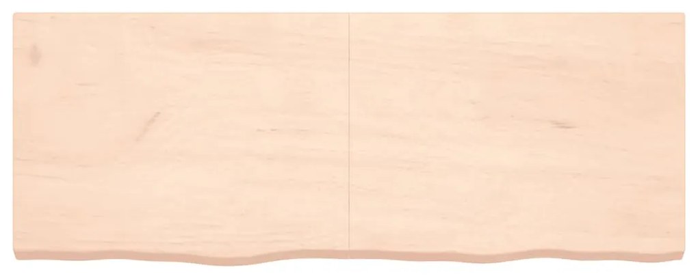Prateleira de parede 160x60x(2-6)cm carvalho maciço não tratado