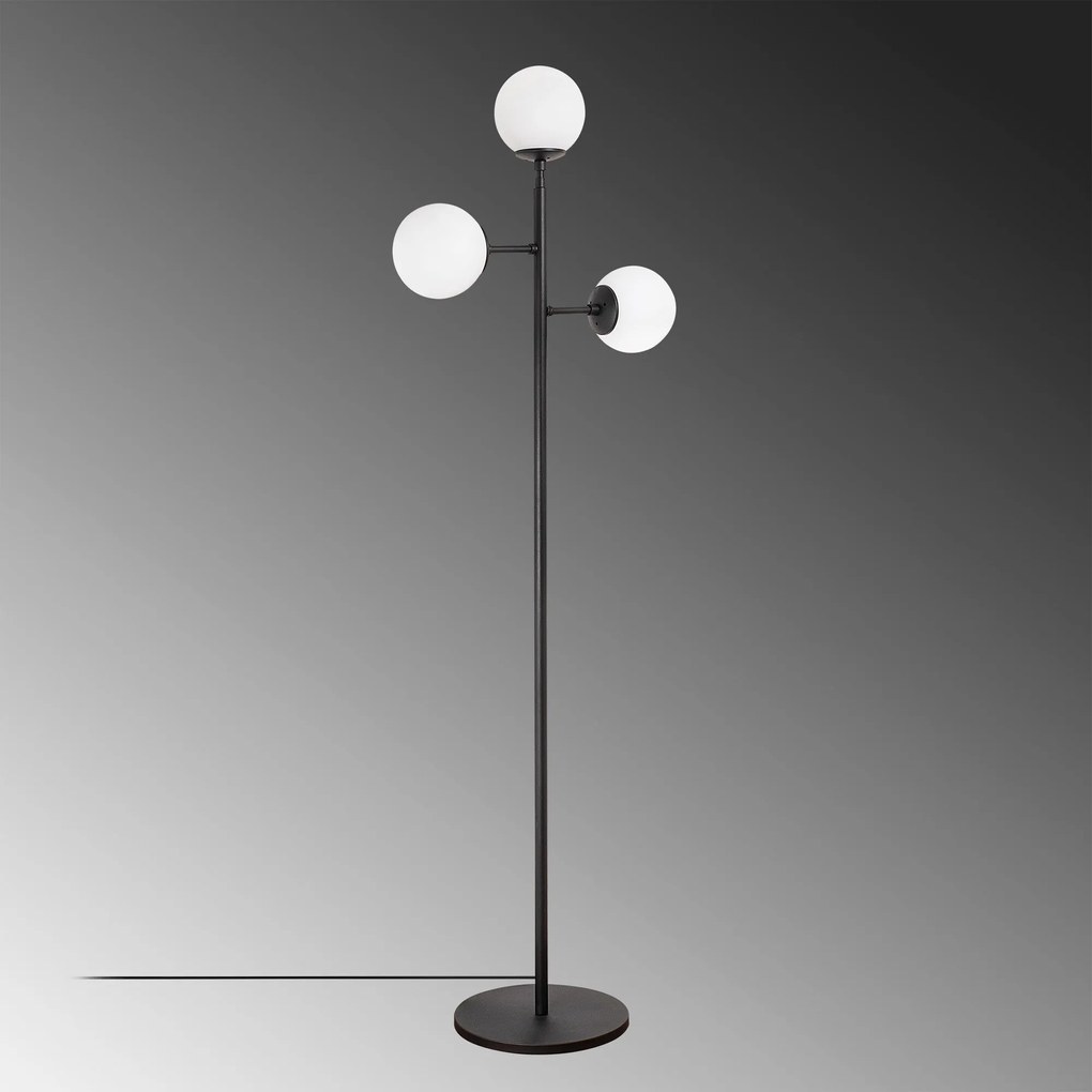 Candeeiro de Pé Atmaca – Preto e Branco – 57 x 22 cm