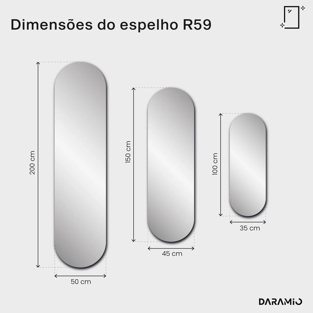 Espelho verde Pure R59