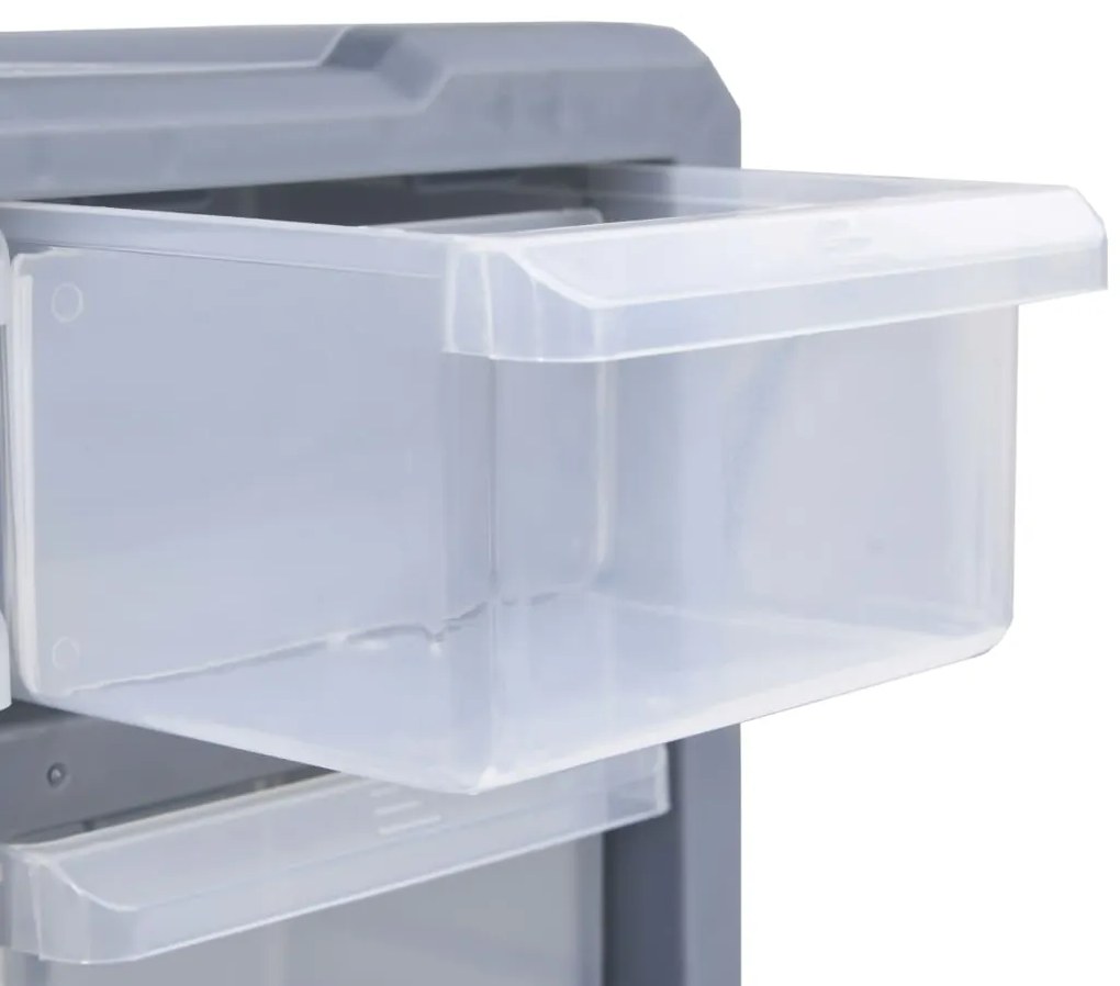 Caixa organizadora com 60 gavetas 38x16x47,5 cm