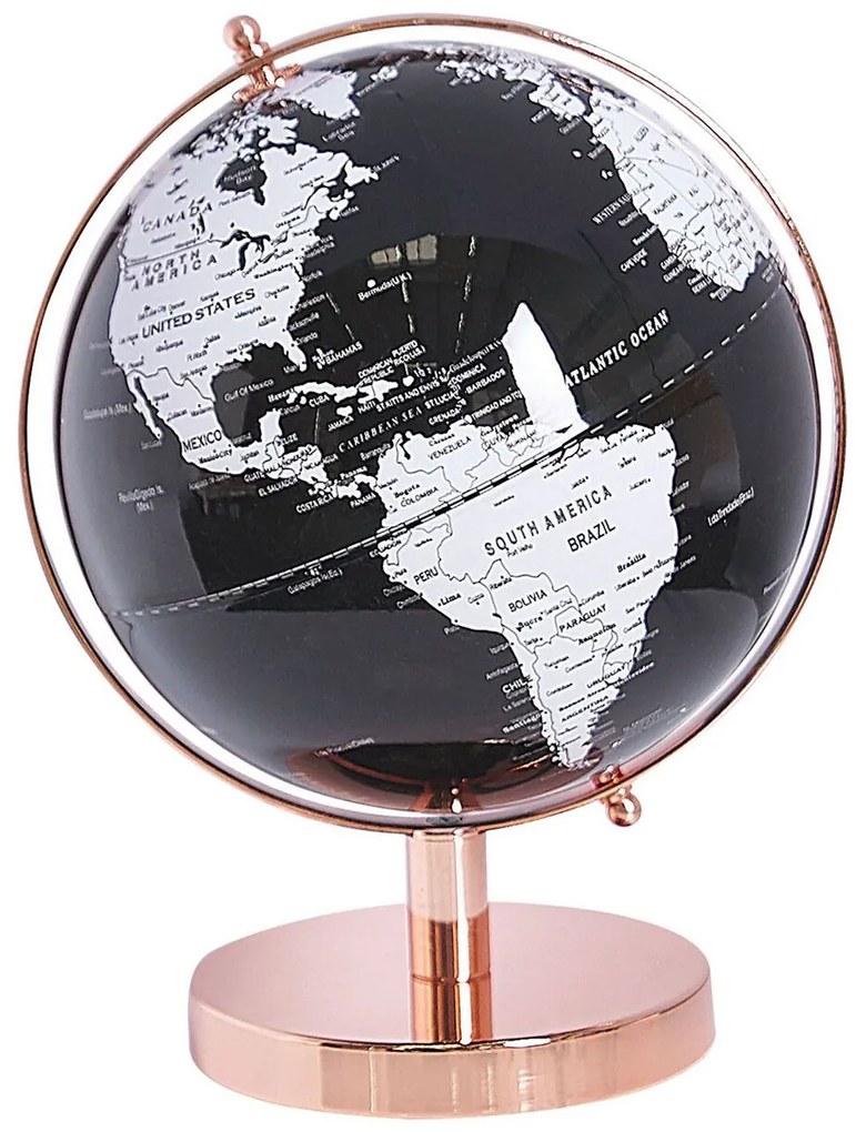 Globo decorativo preto e branco 28 cm CABOT Beliani