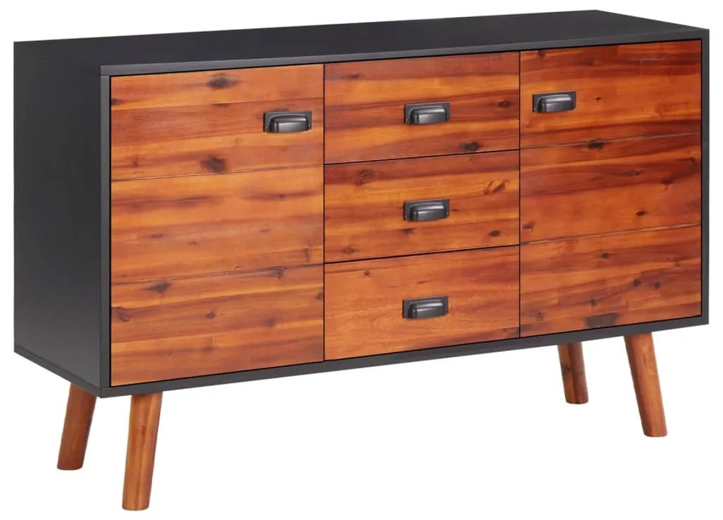 327457 vidaXL Aparador 110x35x70 cm madeira de acácia maciça e MDF