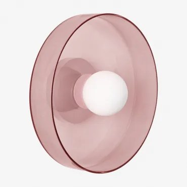 Aplique De Parede Jaxal Cor-de-rosa & Ø35 Cm - Sklum