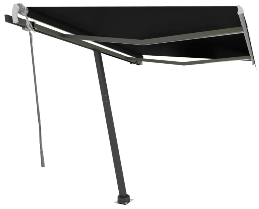Toldo retrátil manual independente 350x250 cm antracite