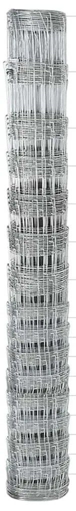 Postes de Cerca vidaXL 22 pcs U-Channel 120 cm Aço Galvanizado