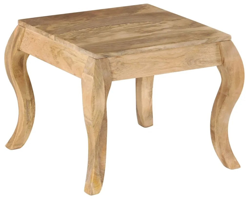 Mesa de apoio 45x45x40 cm madeira de mangueira maciça