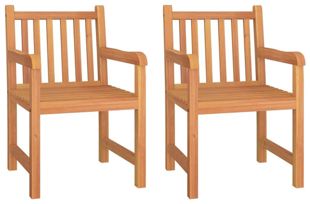 3 pcs conjunto de jantar para jardim madeira de teca maciça