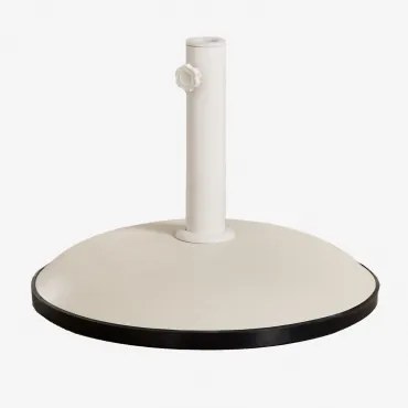 Base Redonda Para Guarda-sol Ø50 Cm Em Concreto Zante Tapioca Bege - Sklum