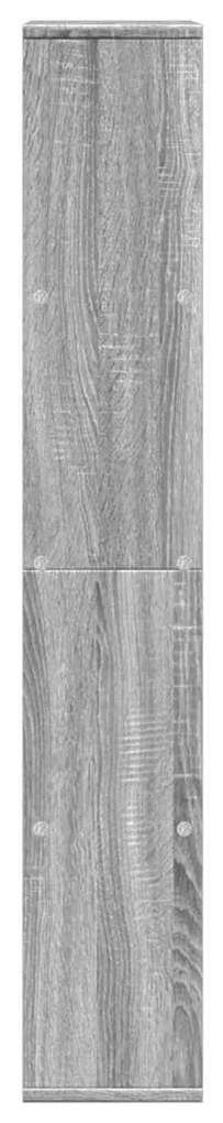 Estante 60x20x120 cm derivados de madeira cinzento sonoma