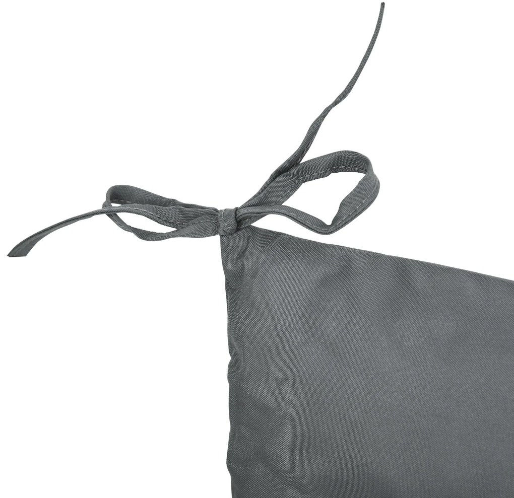 Conjunto de 2 Almofadas de Cadeira 50x98x8 cm Almofadas de Cadeira de