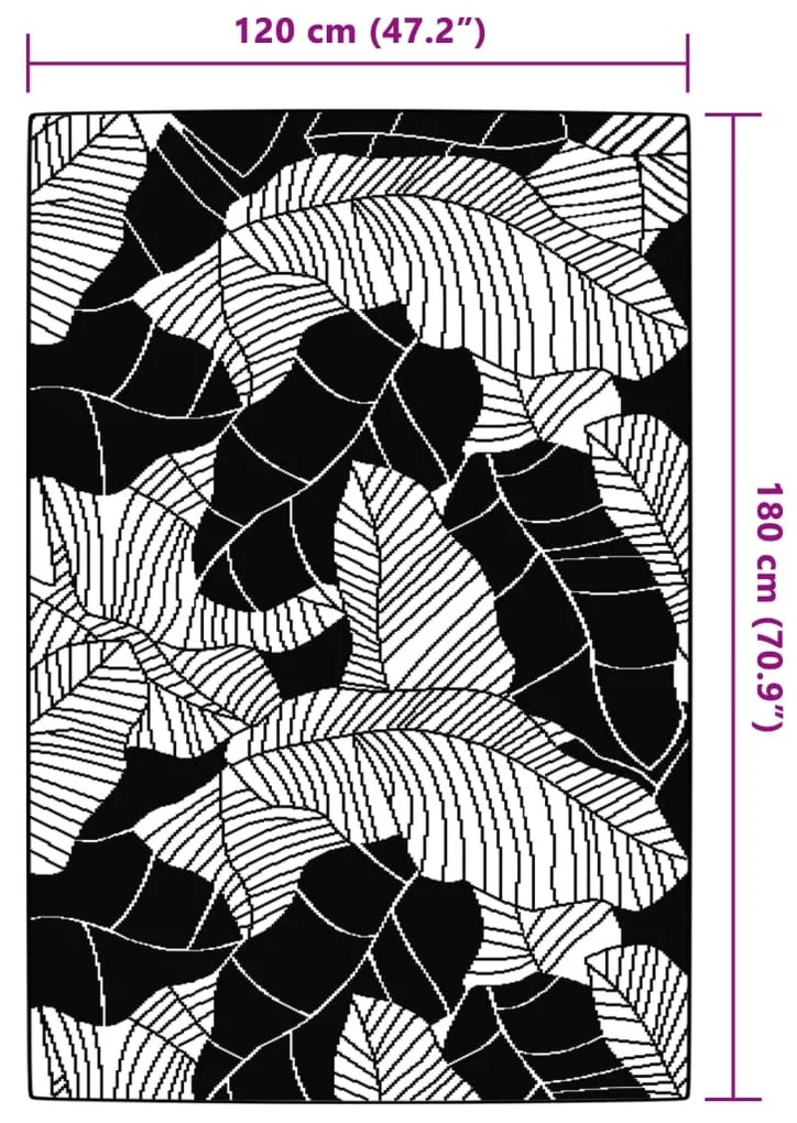 Tapete de exterior 120x180 cm ARAKIL PP Verde