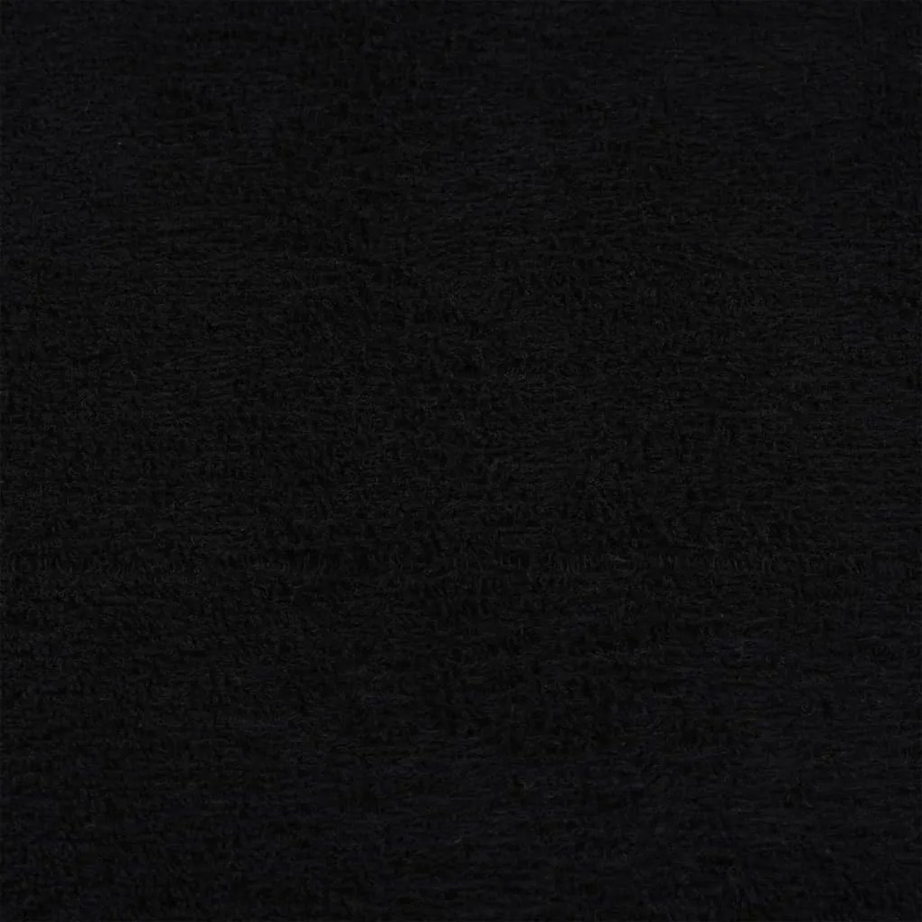 Toalhas de banho 2 pcs 100x150 cm 360 gsm 100% algodão preto