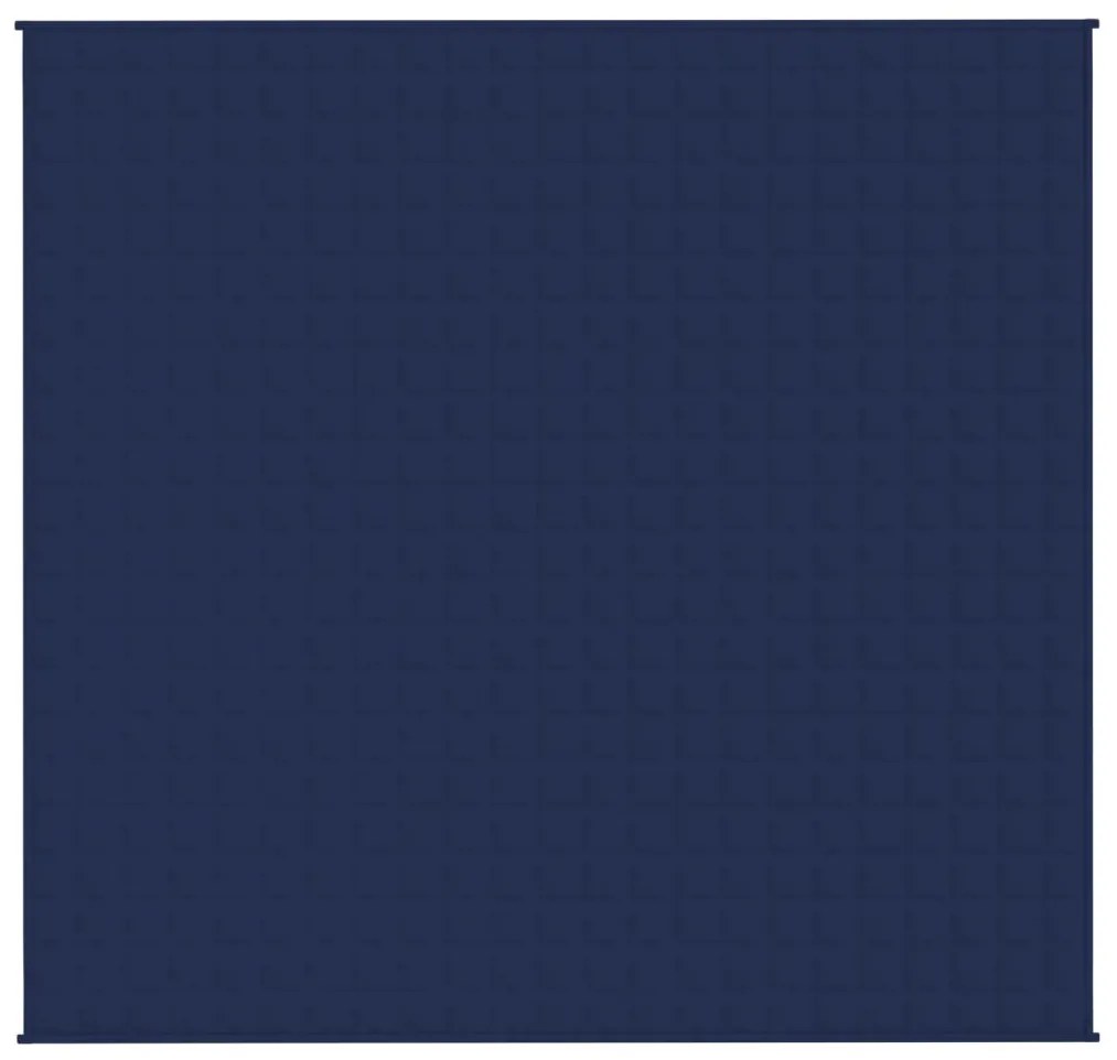 Manta pesada 11 kg 220x230 cm tecido azul