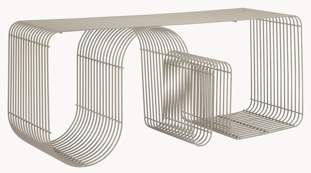 Banco de metal Curva