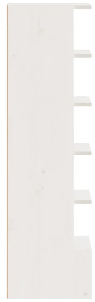 Sapateira Elinne - Com 6 Prateleiras - Cor Branco - 28x30x104 cm - Mad