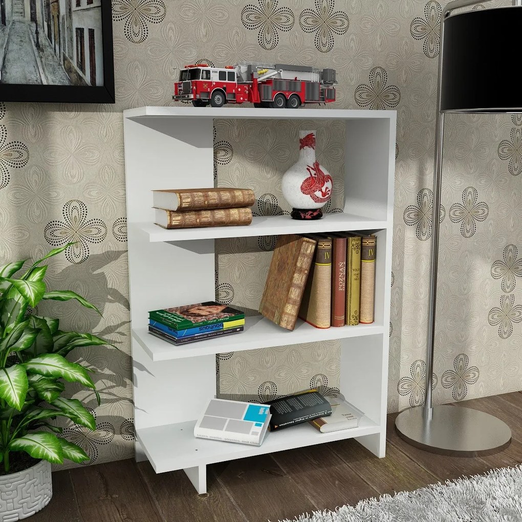 Estante Trilion – Branco – 61,5x90x24 cm | Tribo Home