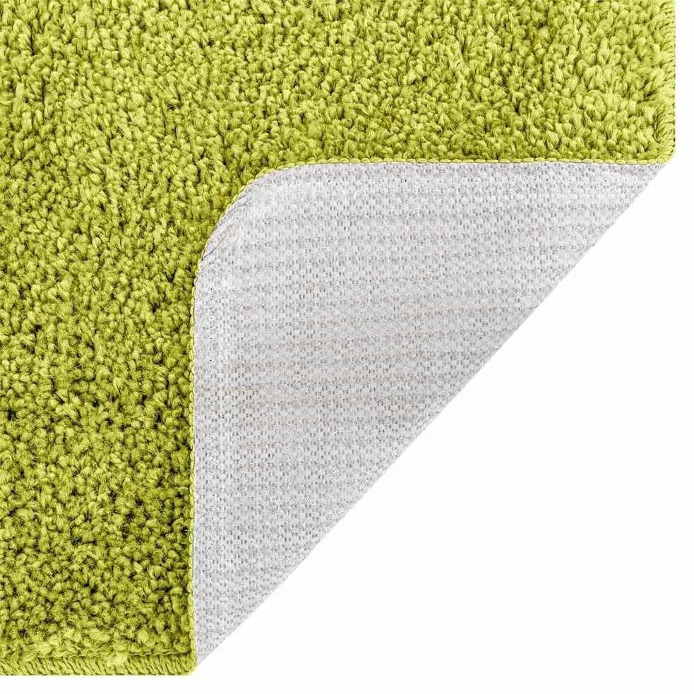 Conjunto de 3 Tapetes de Banho vidaXL Verde Polipropileno Antiderrapan