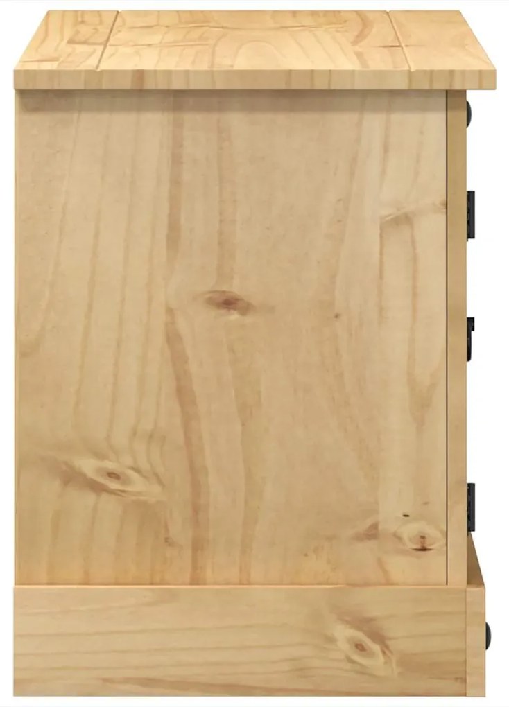 Móvel de TV Corona 100x40x52 cm madeira de pinho maciça