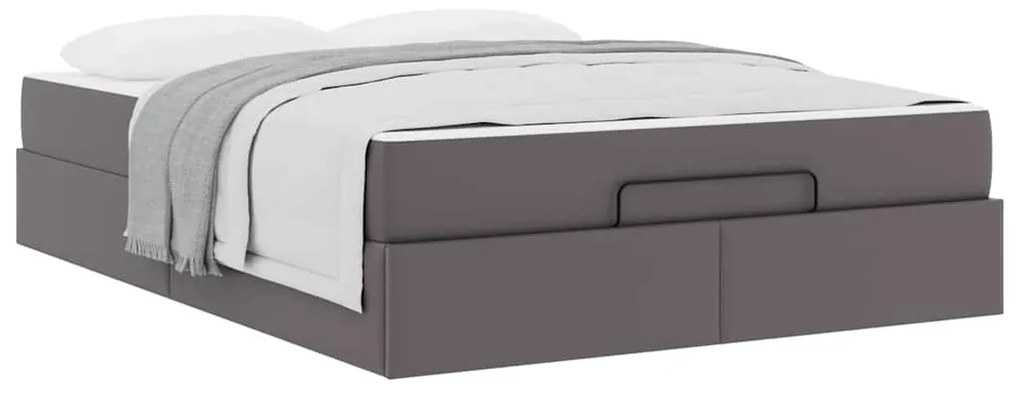 Estrutura de cama com colchão Outros Cinzeto 140 x 200 cm