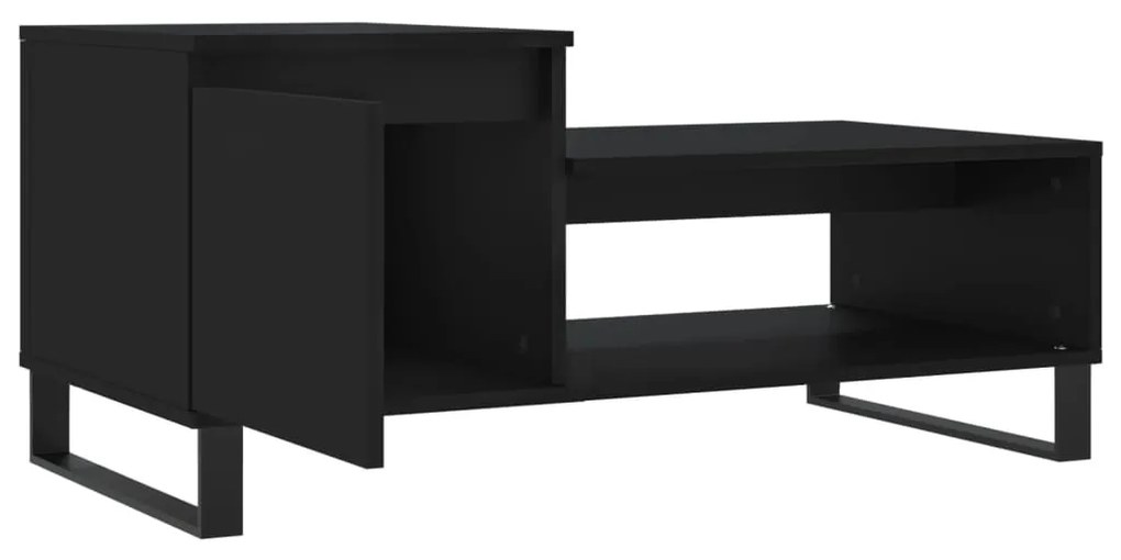 Mesa de centro 100x50x45 cm derivados de madeira preto