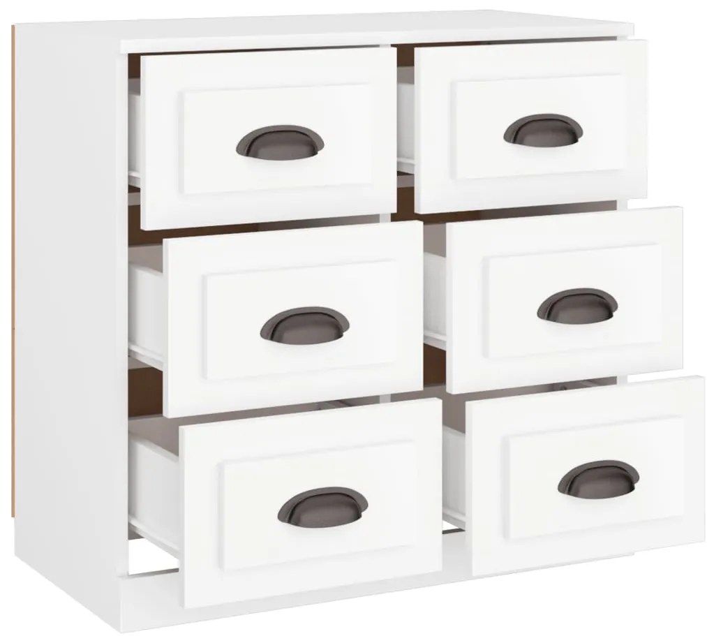 Aparador 70x35,5x67,5 cm derivados de madeira branco