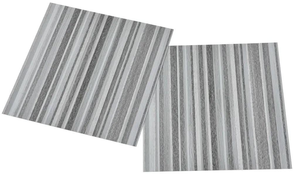 Tábuas de soalho autoadesivas 20 pcs 1,86m² PVC cinzento-claro