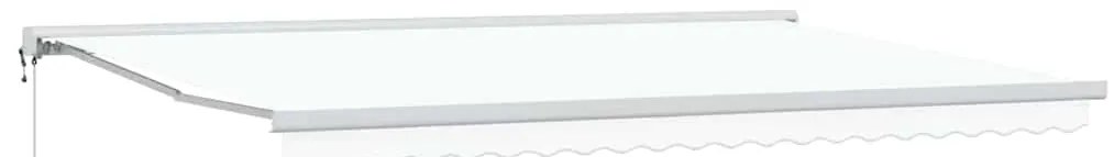 Toldo Retrátil Automático Branco 500 x 300 cm