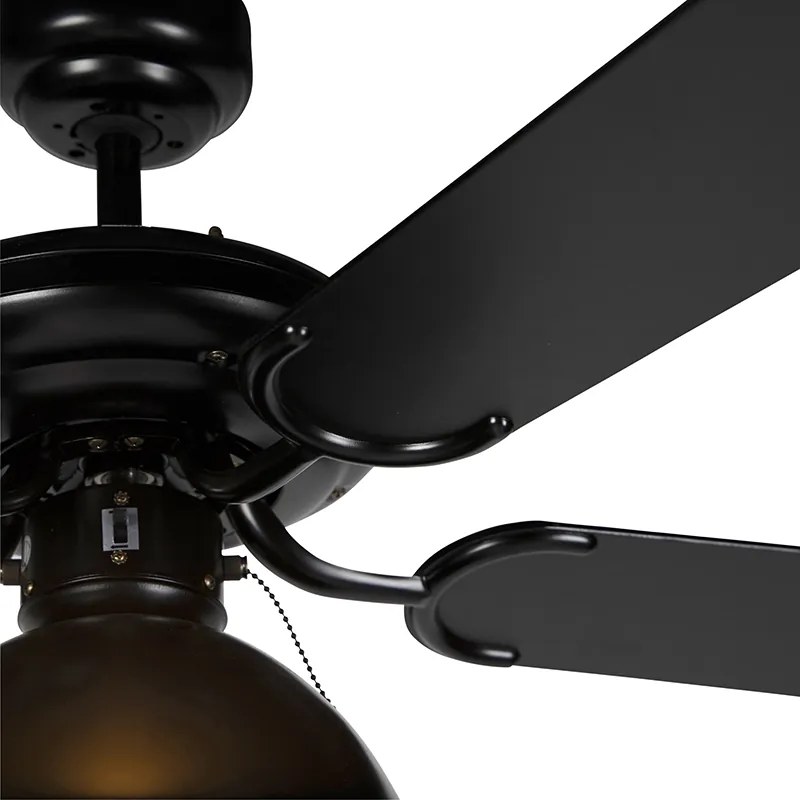 Ventilador de teto industrial preto - Mistral Magna Industrial