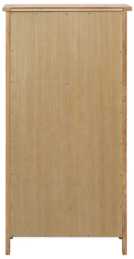 Sapateira 76x37x105 cm madeira de carvalho maciça