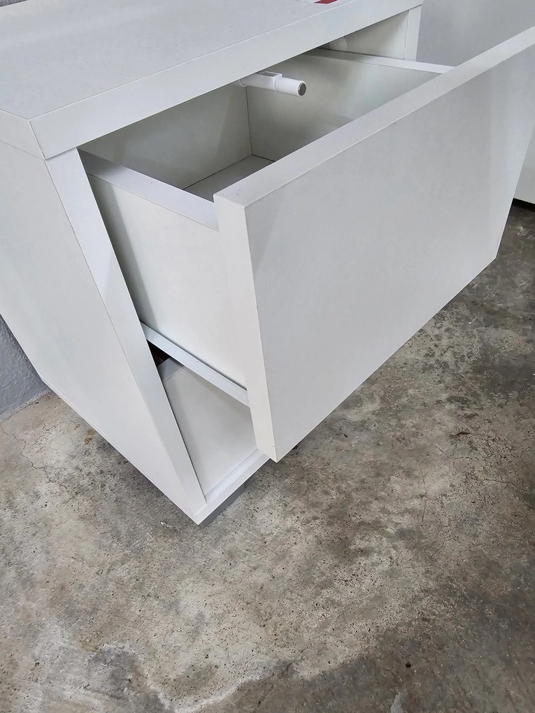 Mesa Cabeceira Gesita N2SZ (30cm | 2 gavetas | Melamina DM)