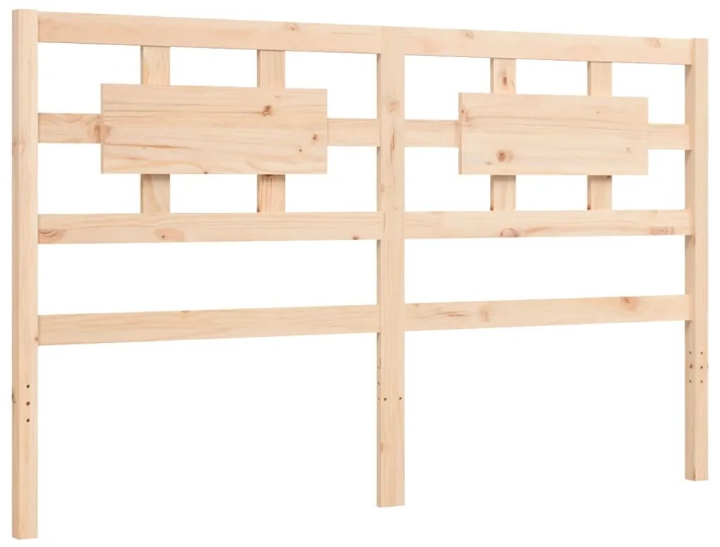 Estrutura de cama King Size com cabeceira madeira maciça