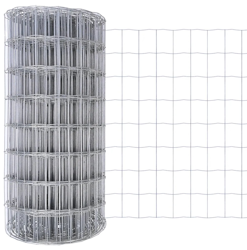 Cerca Euro 0.6x50 m Aço Galvanizado