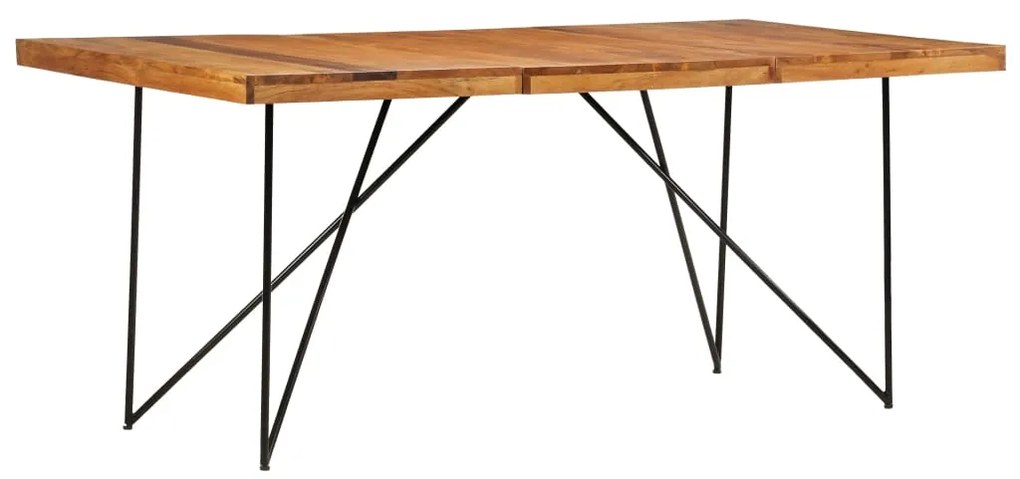 Mesa de jantar 180x90x76 cm madeira de acácia maciça