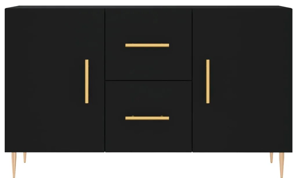 Aparador 100x36x60 cm derivados de madeira preto