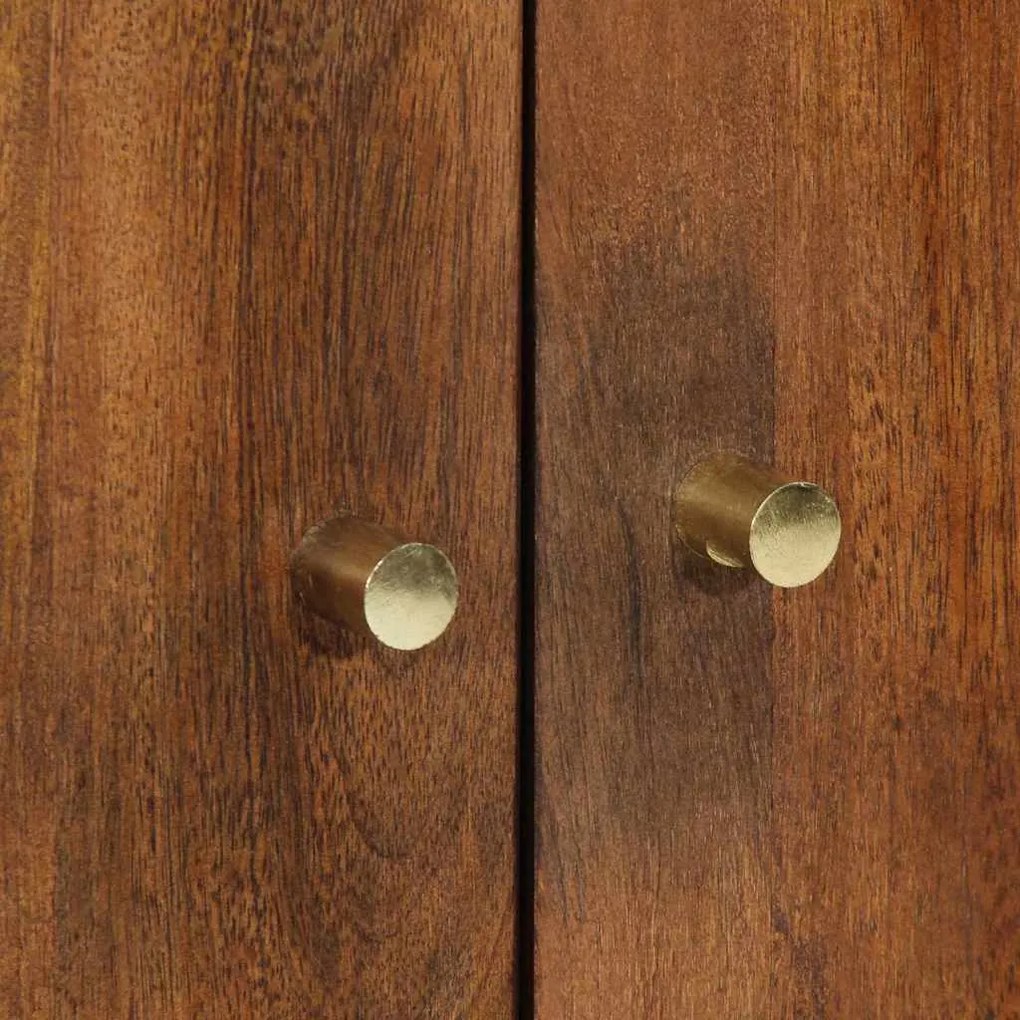 Highboard 60x33x100 cm Madeira Sólida Mangueira