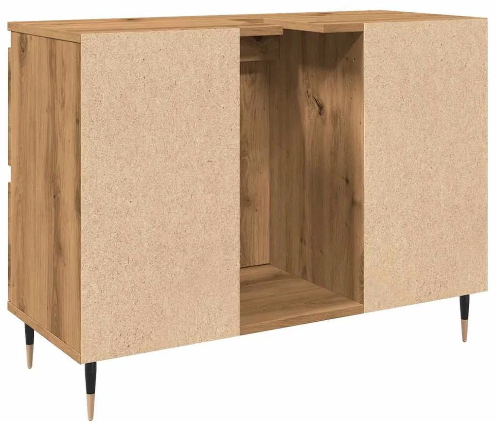 Armário casa banho 80x33x60 cm deriv.madeira carvalho artisiano