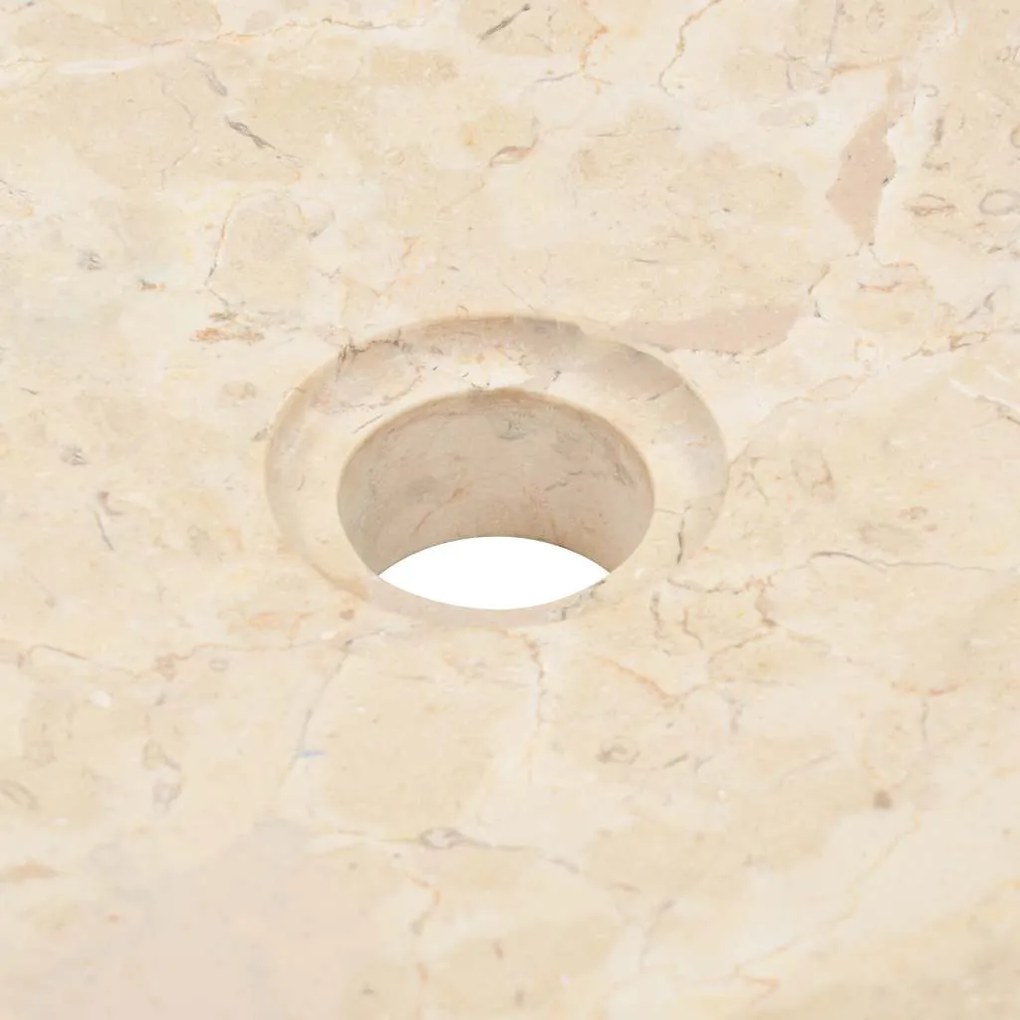 Lavatório 40x12 cm mármore creme