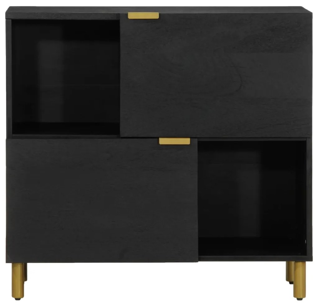 Aparador 80x33x75 cm derivados de madeira preto