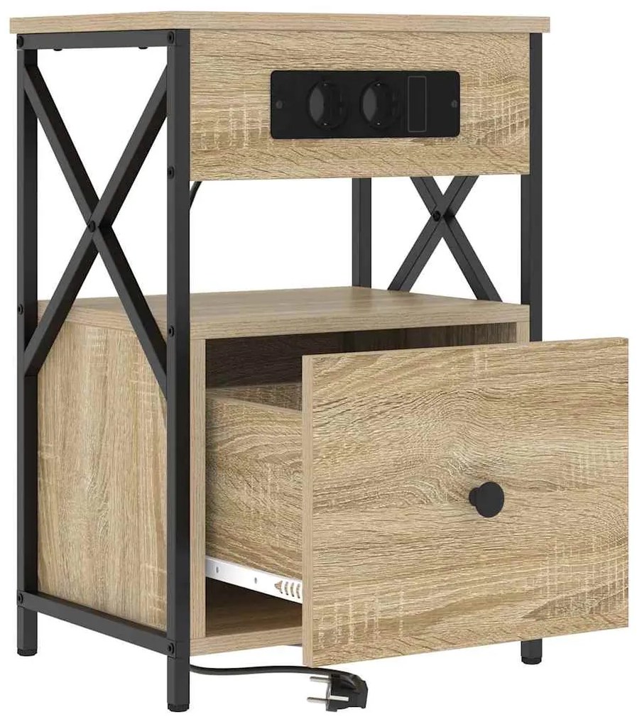 Armários de Canto 2 pcs Carvalho sonoma 40 x 31 x 60 cm