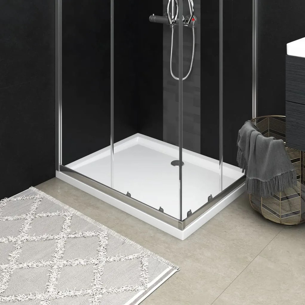 148902 vidaXL Base de chuveiro retangular 70x90 cm ABS