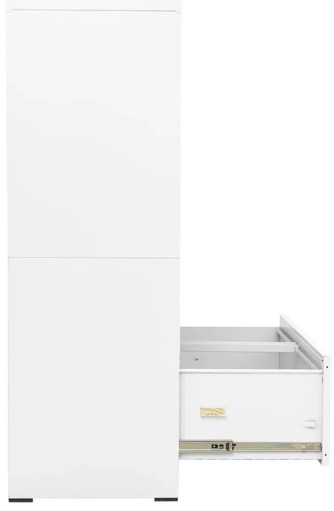 Arquivador 90x46x134 cm aço branco