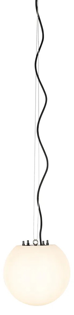 Candeeiro de suspensão moderno para exterior branco 25 cm IP65 - Nura Moderno