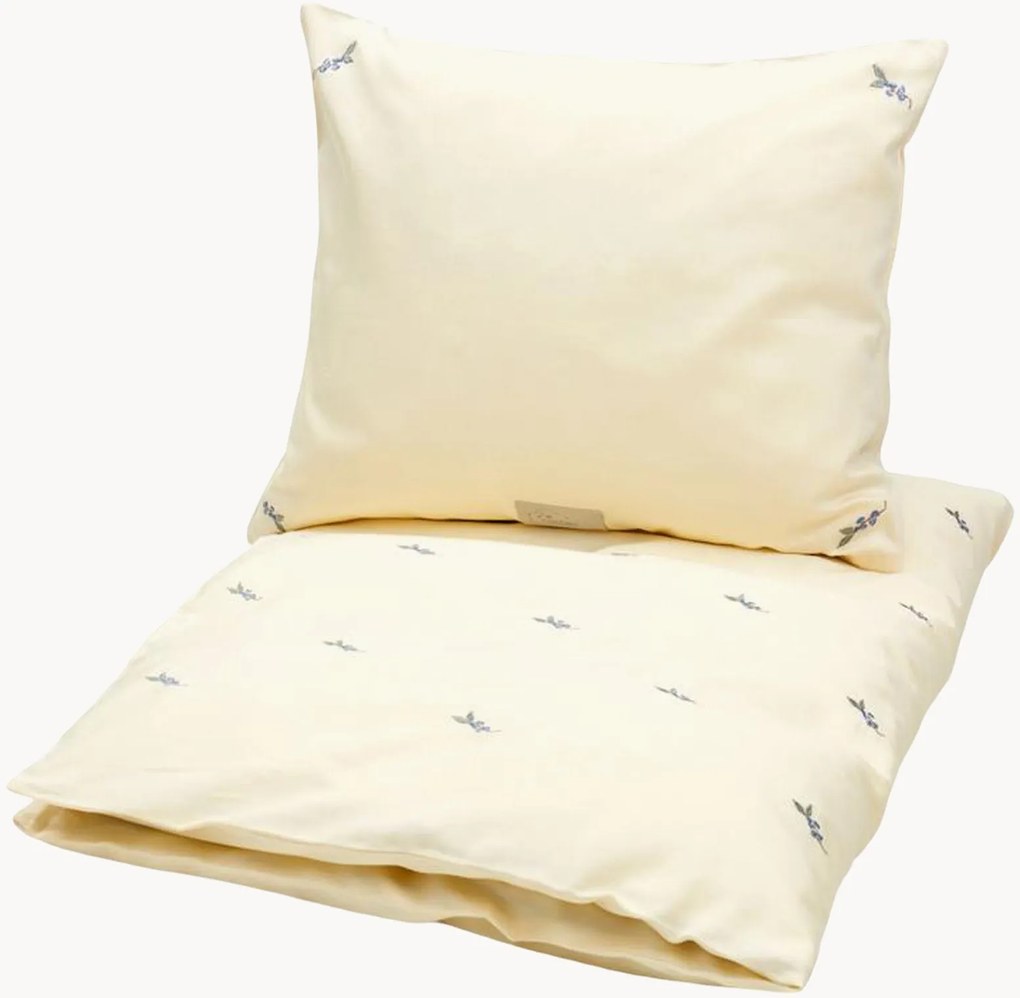 Conjunto de roupa de cama para bebé Blueberries