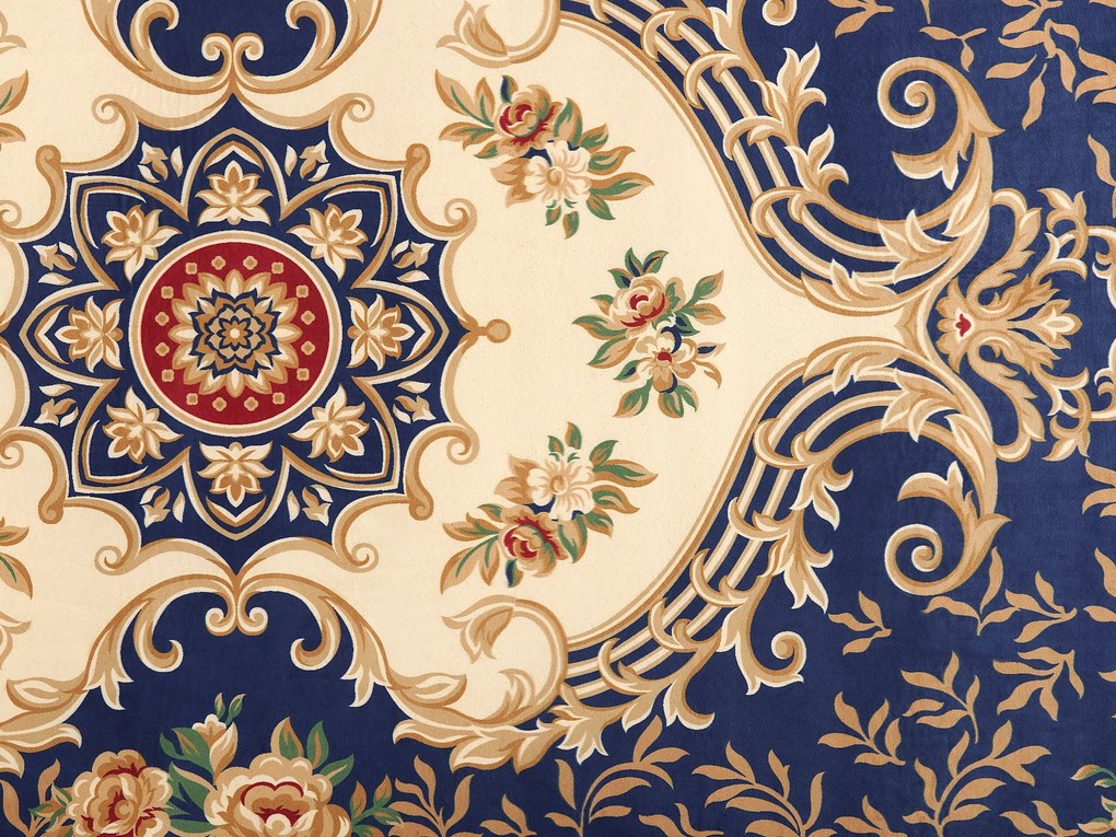 Tapete azul 160 x 230 cm GAZIANTEP Beliani