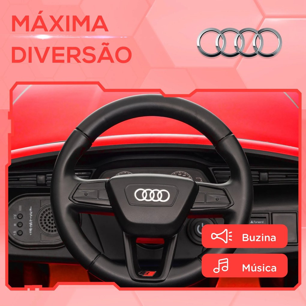 AIYAPLAY Carro Elétrico para Crianças acima de 3 Anos Carro Audi Q8 Et