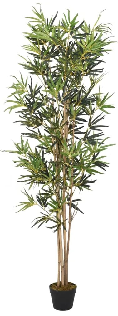 Árvore de bambu artificial 552 folhas 120 cm verde